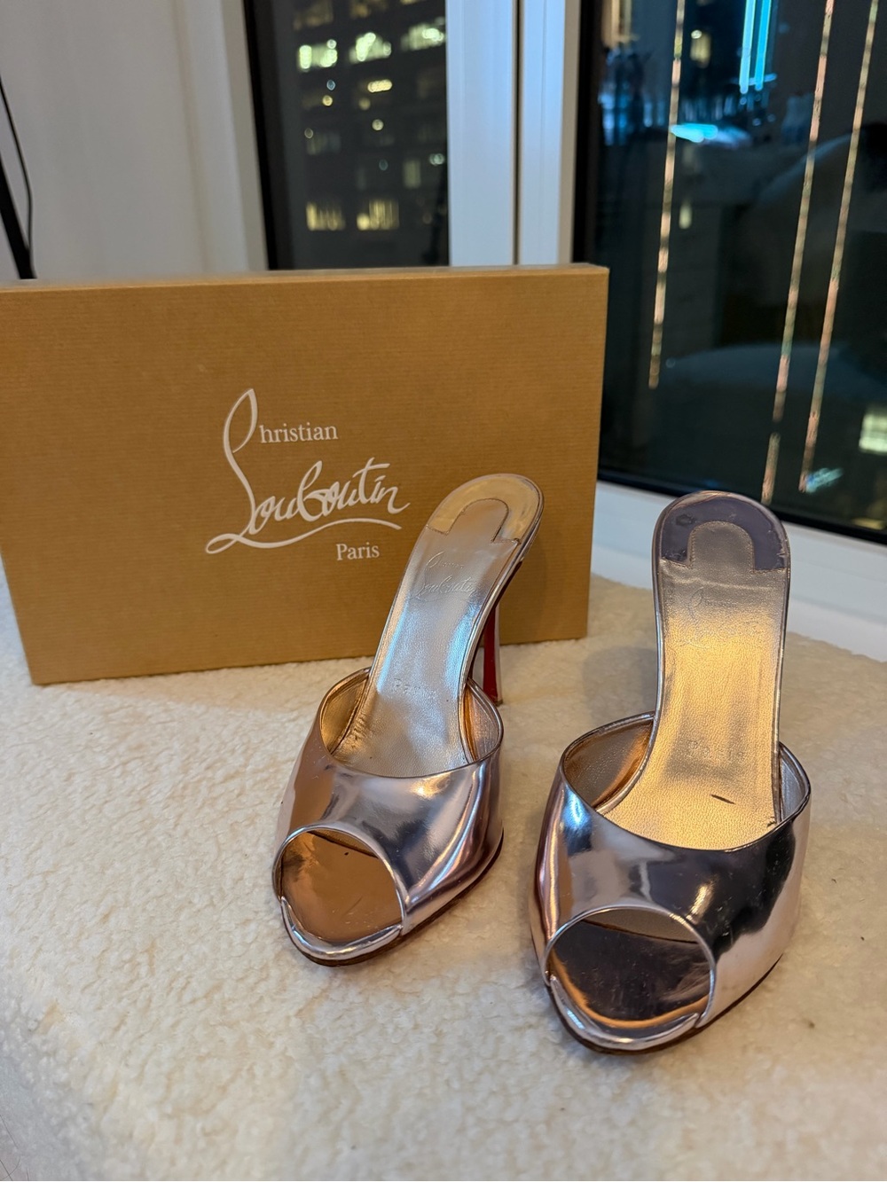 Christian Louboutin vintage pink Me Dolly 100